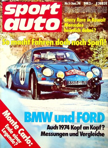 Deckblatt Sport Auto (01/1974)